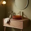 Lavabo Da Appoggio Rea Suri  Brown Anteprima dell’immagine prodotto 6