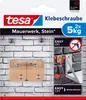 tesa Klebeschraube für Mauerwerk und Stein, Halteleistung 5 Produktbild-Vorschau 1