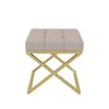 AX LIVING 1 Stk. Polster Hocker Pitinio 45 cm Creme Produktbild-Vorschau 2