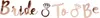 Oblique Unique Bride To Be Girlande Banner 1,5m JGA Hen Produktbild-Vorschau 2