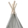 Sunny Alba tenda tipi per bambini in grigio | tenda Wigwam Anteprima dell’immagine prodotto 4
