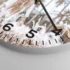 Wanduhr - Rund - Glasuhr - Wiese Frau Gras - 30x30cm - Produktbild-Vorschau 5