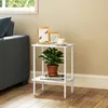 HOMCOM Table d'appoint moderne, table basse à deux niveaux Voir les images du produit 2
