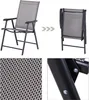 Outsunny Klappstuhl mit Armlehne 2er Set Campingstuhl Produktbild-Vorschau 8