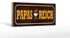 Holzschild Spruch 27x10cm Papas Reich Grill Produktbild-Vorschau 1