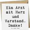 Mr. & Mrs. Panda Glückwunschkarte Spruch Arzt mit Herz - Produktbild-Vorschau 1