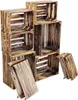 A stack of wooden crates. Anteprima dell’immagine prodotto