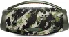 A camouflage-patterned portable speaker with a handle. Produktbild-Vorschau