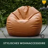 Green Bean® Sitzsack aus Kunstleder mit EPS Perlen Füllung Produktbild-Vorschau 8
