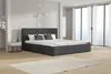 Polsterbett Doppelbett BERGEN 140x200cm Stoff Freya Grafit Produktbild-Vorschau 1