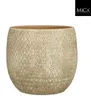 Glimmer Blumentopf / Pflanztopf Madeira - creme - Produktbild-Vorschau 3