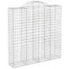 Gabionen mit Hochbogen 13Stk. 200x50x200/220cm Verzinktes Produktbild-Vorschau 3