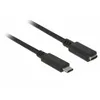 DeLOCK 85532, 0,5 m, USB C, USB C, USB 3.2 Gen 1 (3.1 Gen Produktbild-Vorschau 1