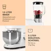 Lucia Küchenmaschine 3-in-1 1800 W / 2,7 PS 5 Ltr Edelstahl Produktbild-Vorschau 6