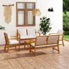vidaXL Ensemble de salon de jardin 5 pièces avec coussins Voir les images du produit 2