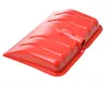 A red plastic snow shovel for children, shown from a diagonal angle on a white background. Voir les images du produit