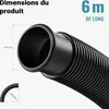 Wiltec Tuyau piscine noir – 6 m de long, Ø 32 mm – Tuyau Voir les images du produit 4