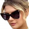 Cat-Eye-Sonnenbrille - Große Sonnenbrille für Frauen - Produktbild-Vorschau 2