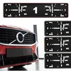 2x Original ALTI GIRI Premium Kennzeichenhalter SILBER + Hochglanz Rahmen Stripe – Produktansicht 3 Productafbeelding-voorbeeld