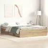 vidaXL Rama łóżka dąb sonoma 140x200 cm Podgląd zdjęcia produktu 2