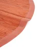 Flickenteppich rund Chindi Uni waschbar Ø 60 cm Orange Produktbild-Vorschau 6