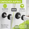 BOMI® Absperrgitter 73-161 cm zum Klemmen mit Katzenklappe Produktbild-Vorschau 4