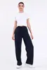 COMEOR pantaloni da jogging da donna a gamba larga (blu Anteprima dell’immagine prodotto 6