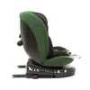 A side view of a green and black child car seat on a white background. Produktbild-Vorschau