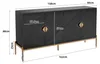 Merax Sideboard mit 4 Türen, Kommode mit goldenen Produktbild-Vorschau 7