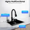 Lavello da cucina, rubinetto girevole a 360°, cestello per Anteprima dell’immagine prodotto 4