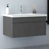 Waschtisch mit Unterschrank 80cm BERGEN Badmöbel Set Produktbild-Vorschau 1