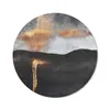 MuchoWow® Mauspad Mousepad Abstrakt - Gold - Chic - Schwarz Produktbild-Vorschau 1