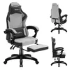 Fotel gamingowy Huzaro Force 3.7 Grey z ergonomiczną Podgląd zdjęcia produktu 1