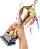 Goldener Pokal mit Deckel - Große Trophäe (36x17cm) - Produktbild-Vorschau 3