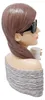 Deko Büste Dame mit Kaffeebecher und Sonnenbrille H. 25cm Produktbild-Vorschau 11