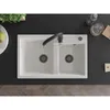 Mexen Tomas 2-Becken-Granitspüle mit Mischbatterie Savita, Produktbild-Vorschau 4