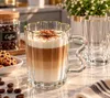 6x Teegläser Cocktailgläser mit Henkel & Goldrand–Elegante Produktbild-Vorschau 2