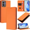 Litchi Leder Handyhülle für Motorola Moto G55 Wallet Produktbild-Vorschau 1
