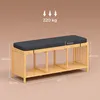 Panca porta scarpe HOMCOM con seduta e ripiani, 102 x 33 x Anteprima dell’immagine prodotto 3