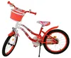 Volare Lovely Kinderfahrrad - Mädchen - 18 Zoll - Rot Weiß Produktbild-Vorschau 5