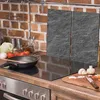 Skleněný kryt varné desky 2 ks 30x52, břidlicově šedý Náhled obrázku produktu 3