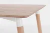 Tavolo David 120 x 80 x 74 cm MDF legno di faggio naturale Anteprima dell’immagine prodotto 3