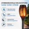 MasterLED 8er Set Solar Gartenfackel 51cm Flammen-Effekt Produktbild-Vorschau 3