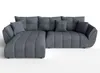 AX LIVING Canapé d'angle avec fonction sommeil Verciani L Voir les images du produit 5