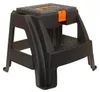 Tragbarer Fußhocker Fußtritt Sitzhocker Hocker mit Staufach Produktbild-Vorschau 1