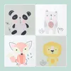 Set da 4 Relaxdays, contenitori per bambini, graziosi Anteprima dell’immagine prodotto 6