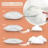 SOFTIMI | Bettwäsche-Set Premium 135x200 + 80x80 - Weiß - Produktbild-Vorschau 7