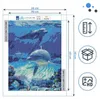 ARTULIO - Diamond Painting Set - Delfine im Unterwasser Produktbild-Vorschau 4