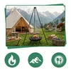 Dreibein Schwenkgrill 152cm - mit Grillrost Ø 50cm - Produktbild-Vorschau 2