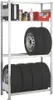Reifenregal H2000xB1000xT400 mm Grundregal verzinkt 6 Produktbild-Vorschau 3